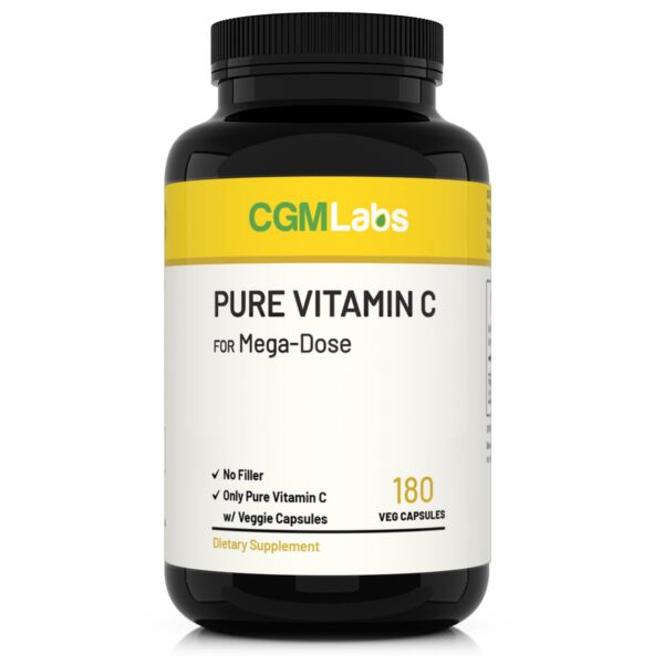 Frente del envase CGMLABS cápsulas veganas