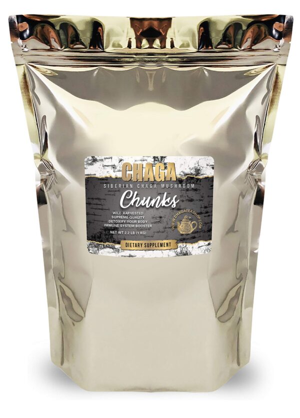 Version 1.0.0 Chaga Siberiano en trozos enteros cosechado silvestre