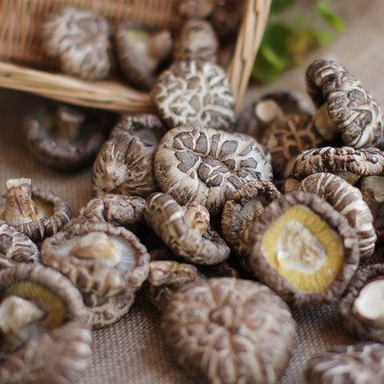 Champiñón Shiitake seco alto valor nutritivo