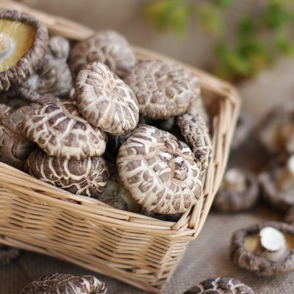 Champiñón Shiitake seco propiedades salud