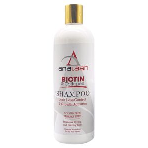 Champú Analash biotina colágeno crecimiento cabello sano