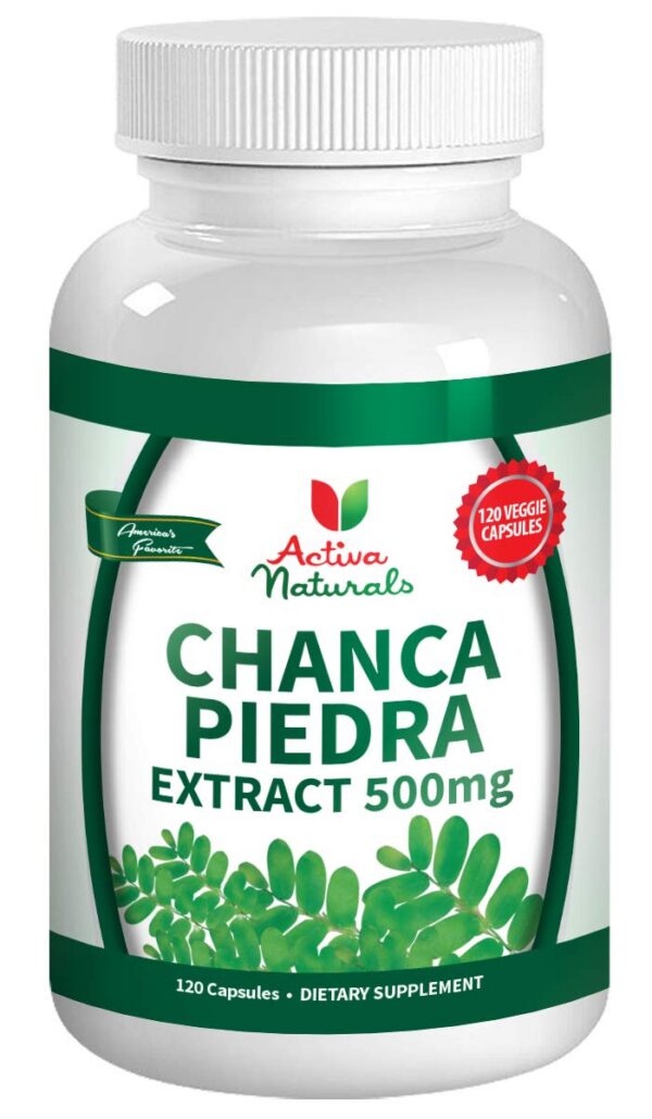 Botella de Chanca Piedra 120 cápsulas Activa Naturals