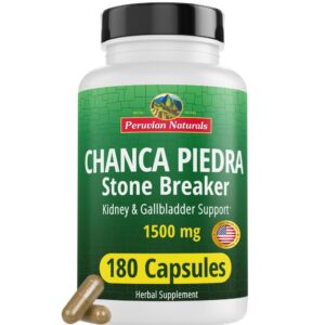 Version 1.0.0 Chanca Piedra cápsulas apoyo riñones y vesícula Peruvian Naturals