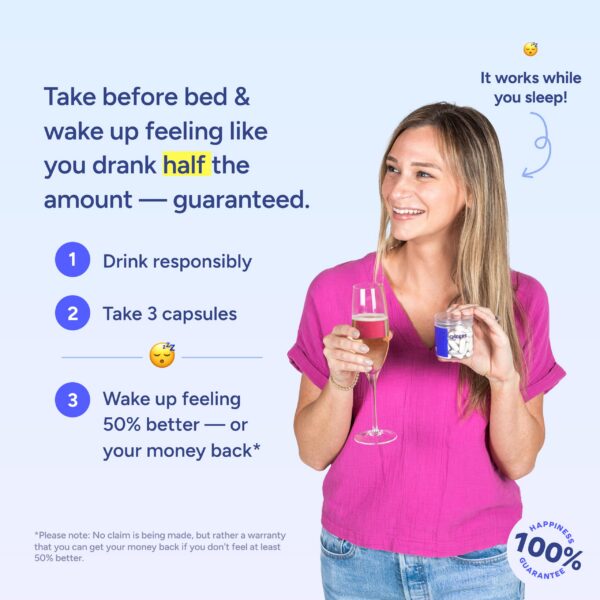 Version 1.0.0 Frasco de Cheers Restore cápsulas