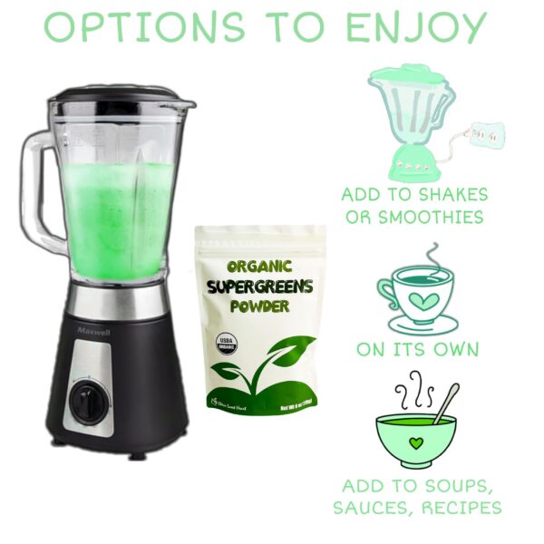 Cherie Sweet Heart polvo verde para smoothies saludables y naturales