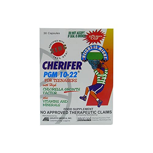 Cherifer PGM cápsulas con zinc y chlorella para adolescentes