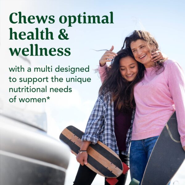 Chicles MegaFood vitaminas B complejo y biotina para mujer