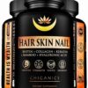 Chiganics vitaminas para cabello piel uñas con biotina 5000mcg frasco