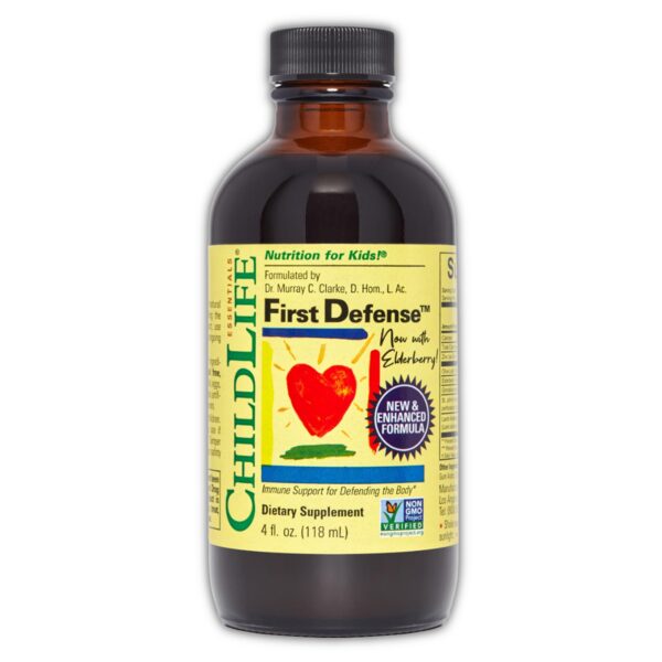 CHILDLIFE First Defense jarabe para apoyo inmune niños