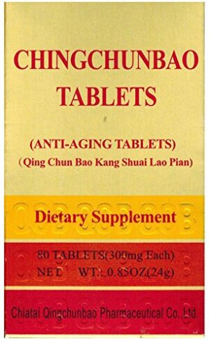 Ching Chun Bao tabletas anti-edad paquete 80 tabletas