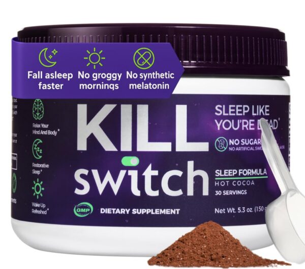 Chocolate caliente magnesio KillSwitch bebida para dormir