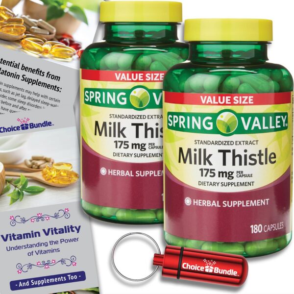 Version 1.0.0 Choice Bundle cápsulas cardo mariano extracto estandarizado 175 mg frasco