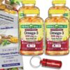 Frasco Choice Bundle Omega-3 aceite de pescado limón