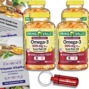 Frasco Choice Bundle Omega-3 aceite de pescado limón