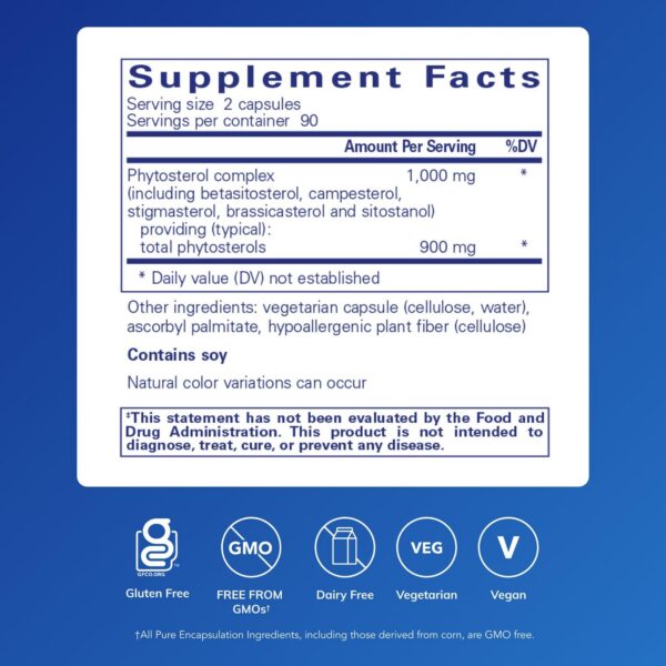 Version 1.0.0 Etiqueta trasera del frasco CholestePure