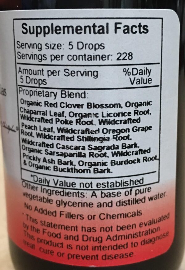 Frasco con etiqueta y tapa visible