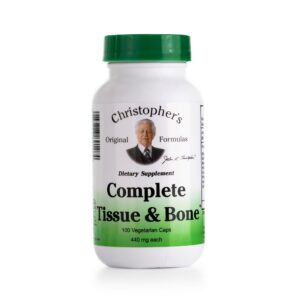 Etiqueta frontal de Christopher's Complete Tissue & Bone Formula
