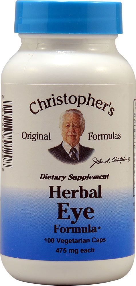 Frente del envase Christopher's Herbal Eye Formula