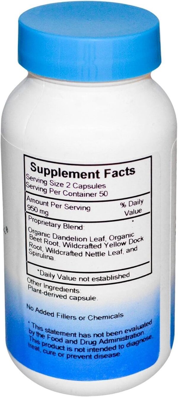 Version 1.0.0 Etiqueta del suplemento de hierro herbal Christopher's