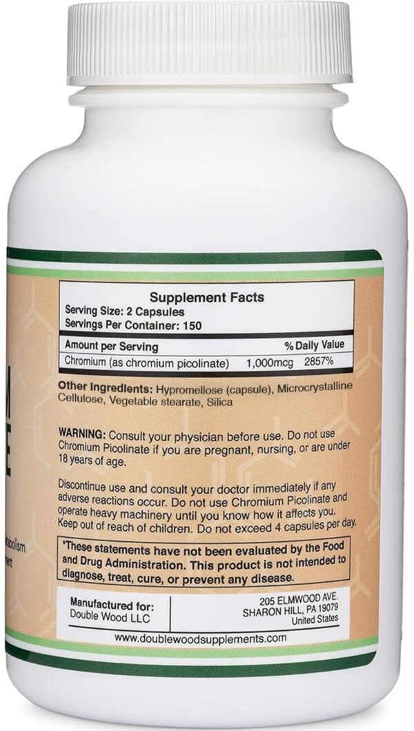 Version 1.0.0 Cápsulas de cromio picolinato