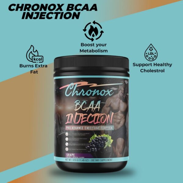 Frasco Chronox BCAA para entrenamiento pre/post