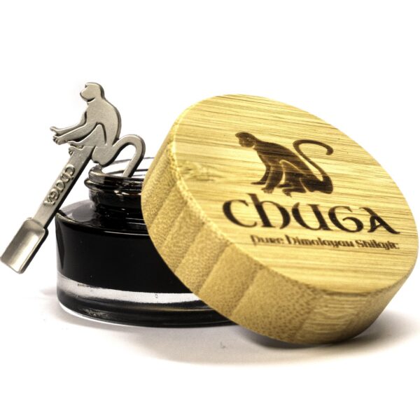 Chuga Shilajit orgánico Himalaya resina natural en envase
