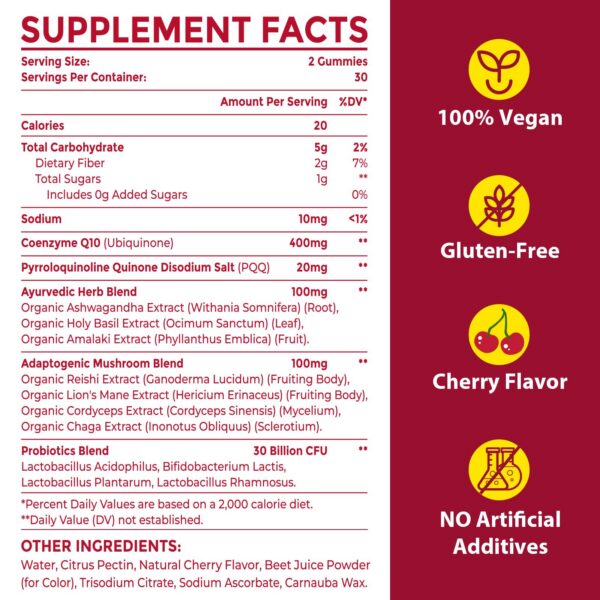 Frasco de Ciaceae CoQ10 con etiqueta