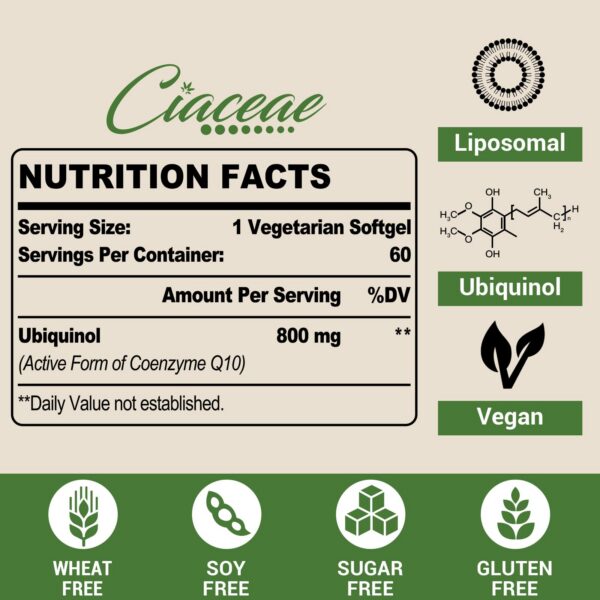 Frasco de CoQ10 liposomal Ciaceae