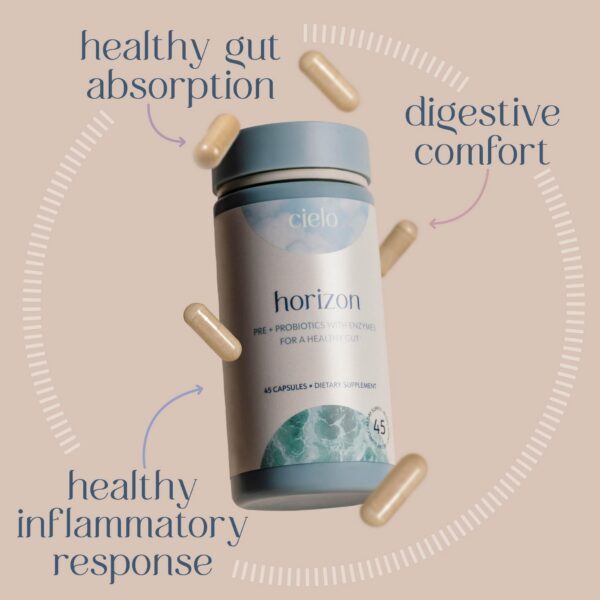 Frasco de multivitamínicos Cielo