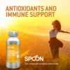 Cierre del envase suplementario Spoon Vitamina C 1000mg