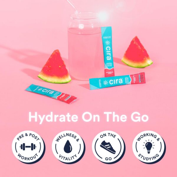 Paquete de Cira Stick Packs para hidratación rápida y saludable