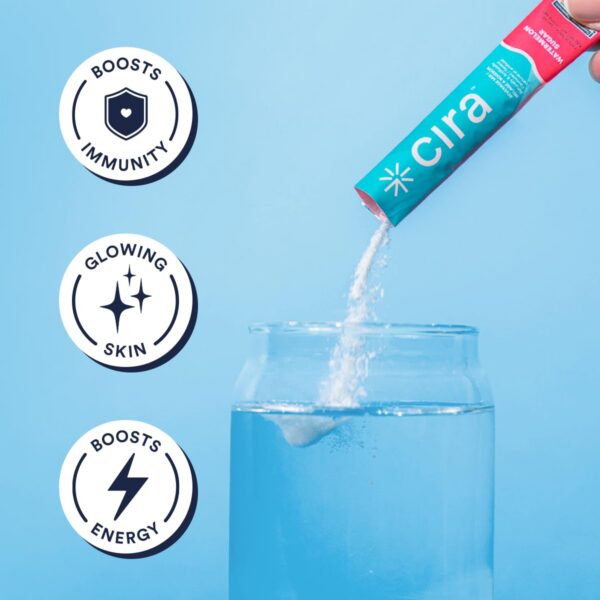 Stick Packs de Cira para hidratación con electrolitos y vitaminas