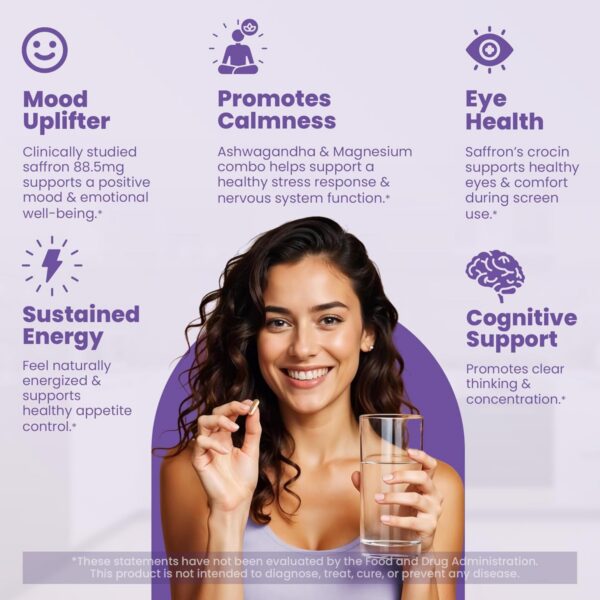 Etiqueta del producto Circle of Nature Azafrán Maca