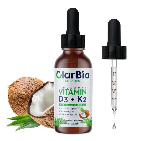 ClarBio liposomal d3-k2 gotas frente