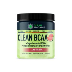 Frontal del envase Clean BCAA 8 oz