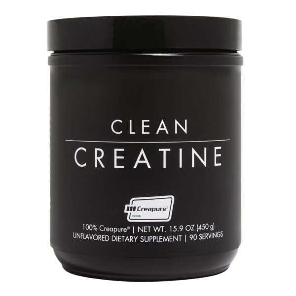 Frasco de CLEAN Creatine Creapure sin sabor
