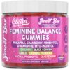 Version 1.0.0 Clean Nutra Feminine Balance gummies frasco 60 unidades sabor piña