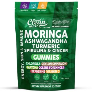Gomitas moringa Clean Nutra en frasco