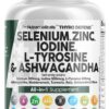 Clean Nutraceuticals Selenium Iodine L-Tyrosine frasco frontal