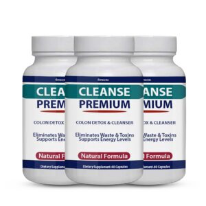 Cleanse Premium suplemento fórmula avanzada 3 paquetes