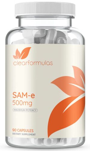 Clear Formulas SAM-e frasco frontal