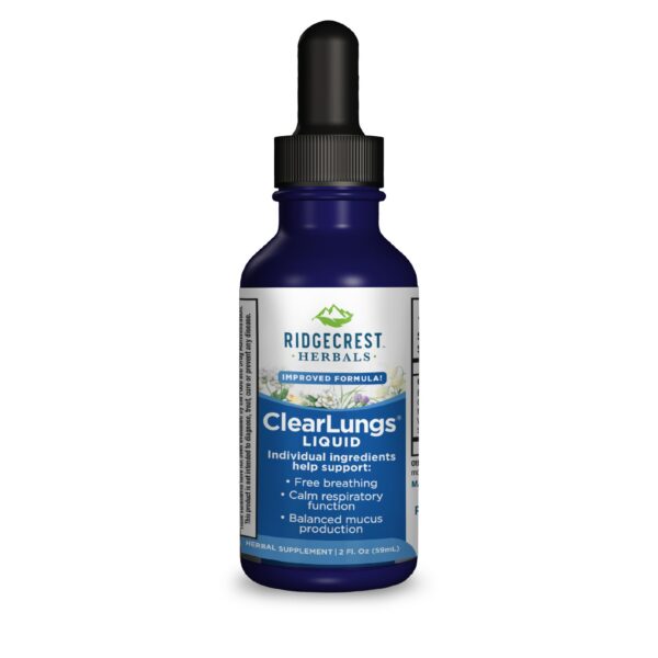 ClearLungs líquido Ridgecrest Herbals sabor naranja