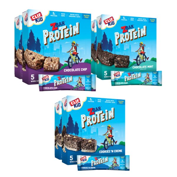 Version 1.0.0 Paquete variado de barras Zbar Protein con avena orgánica para niños