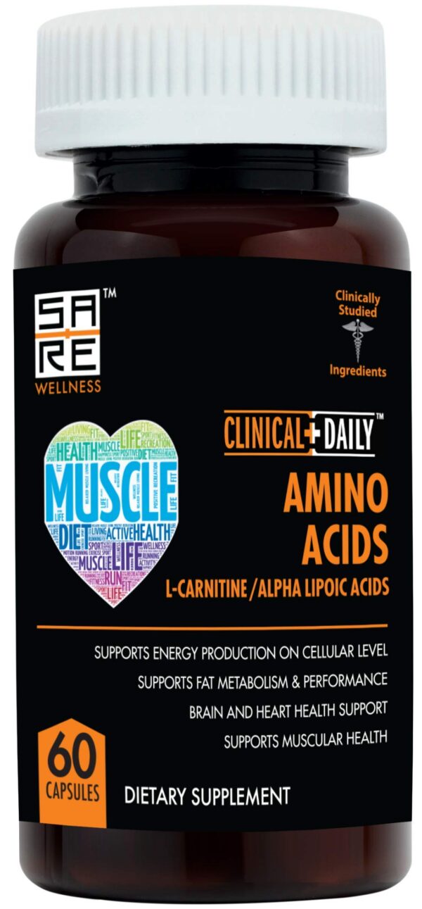 Frasco de Clinical Daily ALCA ALA complejo cápsulas