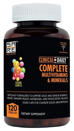 Version 1.0.0 Frasco Clinical Daily multivitamínico líquido completo 120 cápsulas