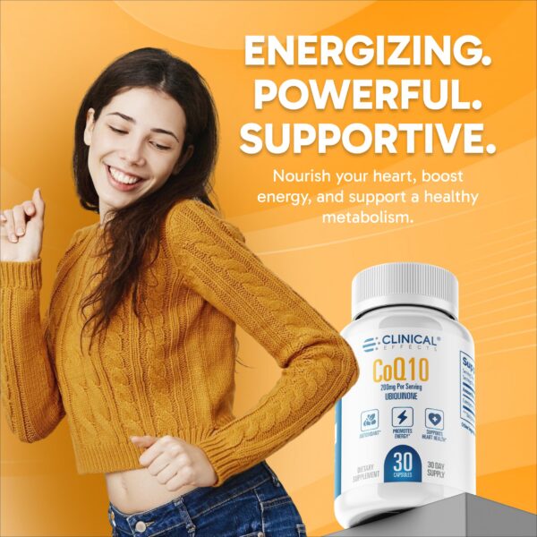 Etiqueta lateral del envase CoQ10 200 mg