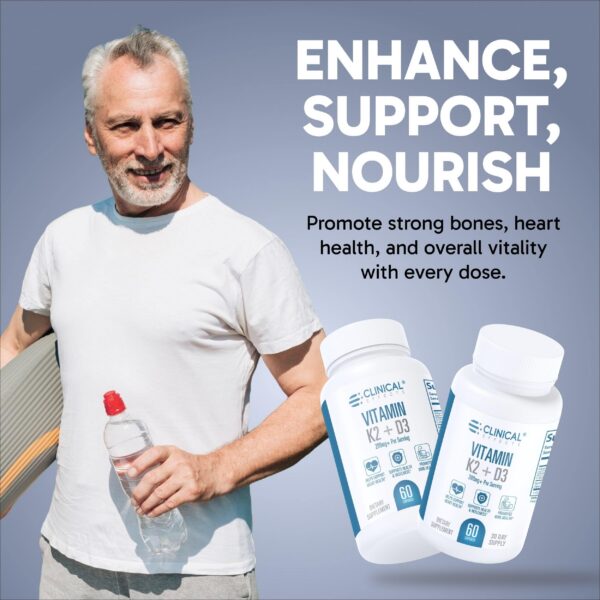 Etiqueta del producto Clinical Effects K2+D3