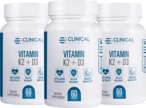 Version 1.0.0 Clinical Effects vitamina K2 y D3 suplemento 3 paquetes