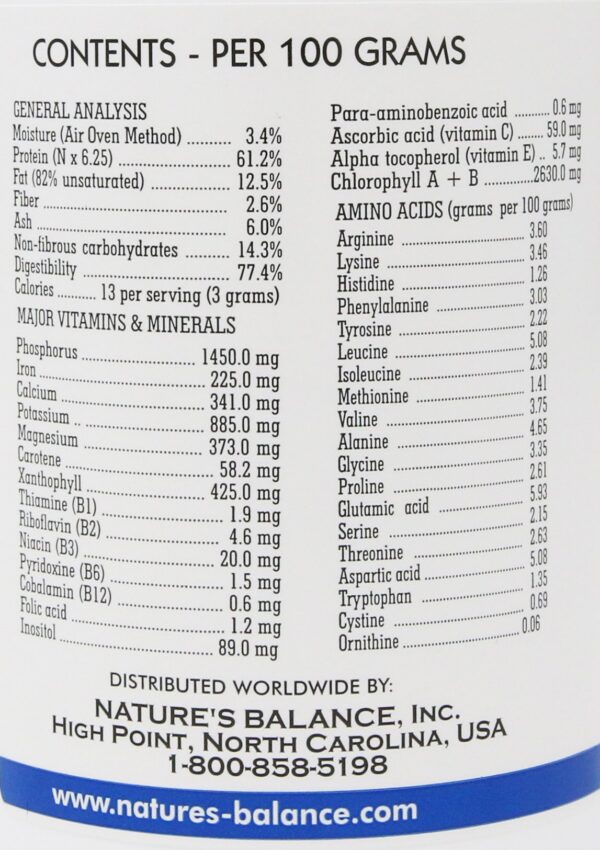 Clorela pyrenoidosa cápsulas vista producto