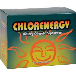 Clorella Dietética Chlorenergy 200 mg botella 1500 tabletas
